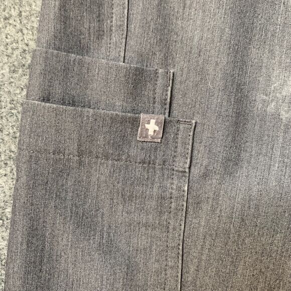 Figs Scrub Pants Mens L Graphite Grey Technical Collection Cargo Pocket Straight - Picture 4 of 15